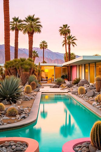 kalifornisches Haus in Palm Springs