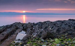 Sonnenuntergang auf Arran, Schottland