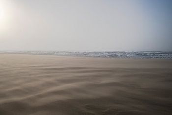 Sturm Eunice am Strand - Den Haag am Meer