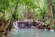 Erawan Falls: watervallen in de Thaise Jungle van Joran Quinten thumbnail