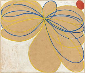Evolution, Nr. 15, Gruppe IV, Die siebenzackigen Sterne (1907) von Hilma af Klint