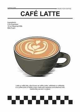 caffe latte van Ratna Mutia Dewi