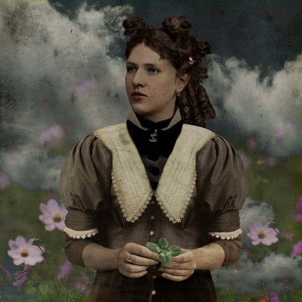 Vintage Beauty 4-Leaf-Clover par Yvonne Zeldenthuis