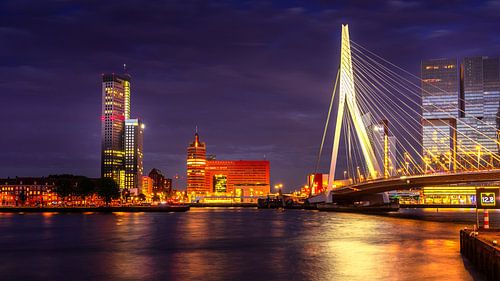 Rotterdam after sunset