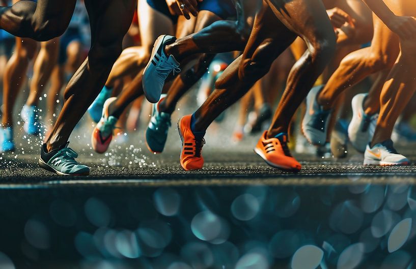 Laufen von fernlichtsicht