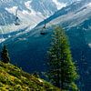 Stoeltjeslift in de Alpen || Reisfotografie Franse Alpen van Suzanne Spijkers