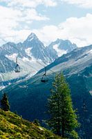 Stoeltjeslift in de Alpen || Reisfotografie Franse Alpen
