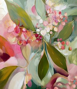 Fleurs de printemps abstraites II