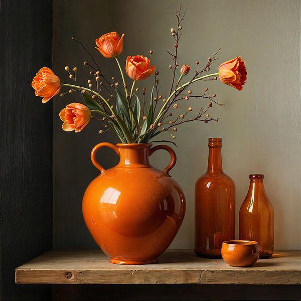 Still life with flowers by The Nudes Gallery