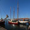 Des bateaux nostalgiques dans le port d'Altefähr sur GH Foto & Artdesign