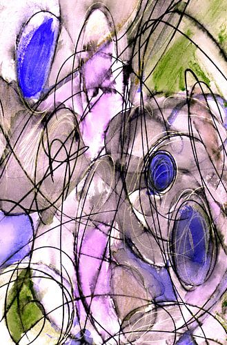 Ingeweven - abstracte krullen
