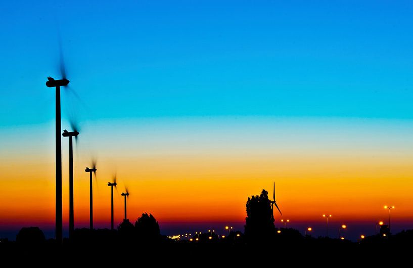 Windmolens aan het werk by Rene Jacobs