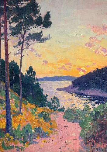 Op Matisse geïnspireerd kunstwerk Zeezon