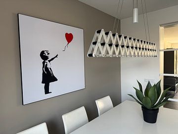 Klantfoto: Banksy - Meisje met ballon van Patrick Ouwerkerk