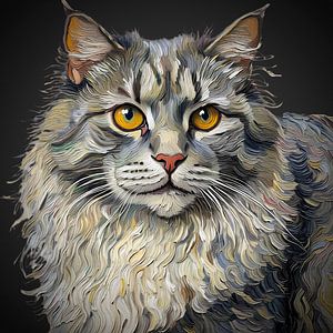 Painted Cat  01