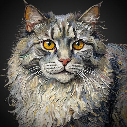 Painted Cat  01