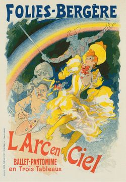 Jules Chéret - L'arc-En-Ciel (1896=) sur Peter Balan