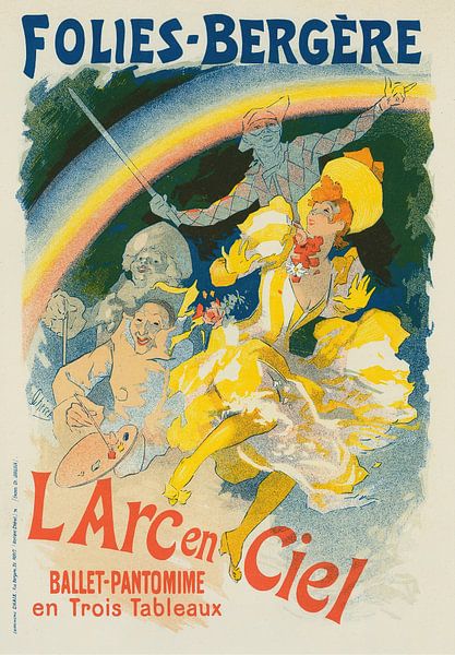 Jules Chéret - L'arc-En-Ciel (1896= by Peter Balan