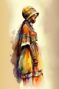 Afrika Aquarell