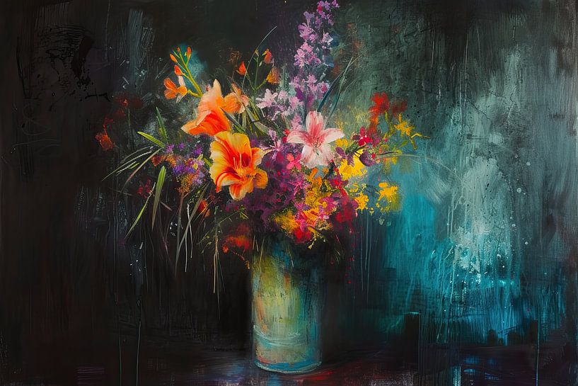 Abstrakte Blumen von Kunst Laune