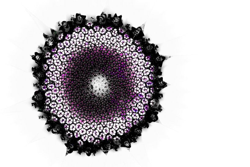 Blumenmosaik von Annet Niewold