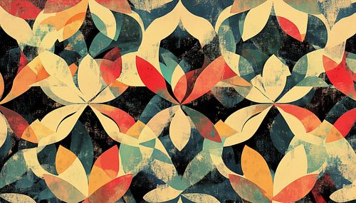 Bloemen patroon panorama