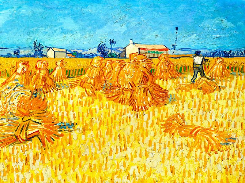 Ernte in der Provence - Vincent van Gogh - 1888 von Doesburg Design