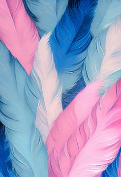 Colourful Feathers by But First Framing