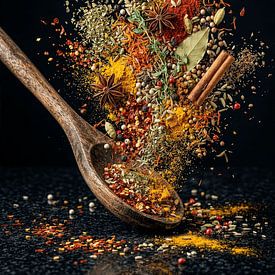 a burst of herbs by Martin Mol