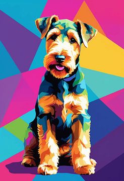 Airedale Terrier Pop Art van MIROKU