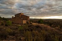 Zonsopkomst In Murcia, Sierra de Espuna, Spanje.