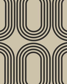 Regenbogen Universum Retro Abstrakt von Mad Dog Art