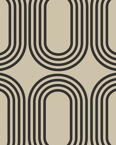 Regenbogen Universum Retro Abstrakt von Mad Dog Art