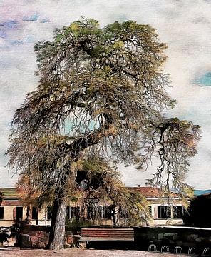Indrukwekkende wilgenboom van Dorothy Berry-Lound