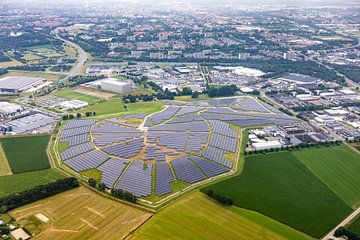 Solarpark Bavelse Berg, Minervum Breda Luftbildaufnahme