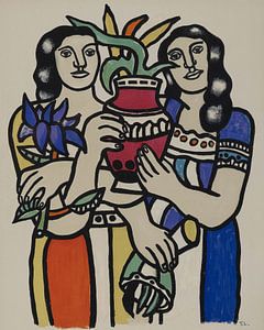 Fernand Léger, Zwei Frauen mit einer Vase