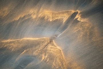 Sand figures on the beach in Tenerife by Karin de Jonge