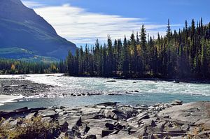 Silbriger Fluss