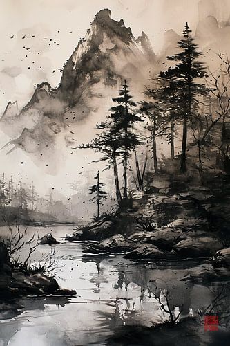 Sumi-e-Landschaft_01