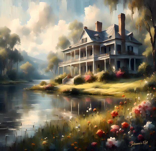 American Plantation House 4 by Johannas Art Creations