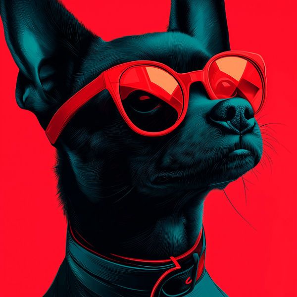 Tough chihuahua by Richards Fine Art