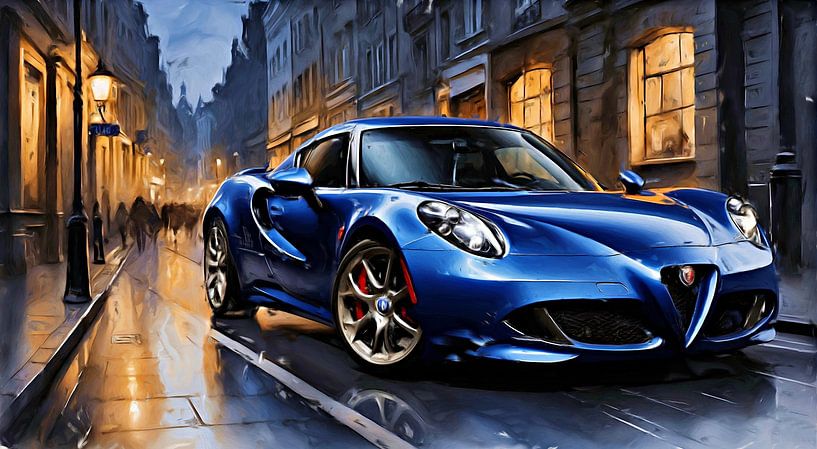 Italian beauty - the Alfa Romeo 4C by DeVerviersBelgium