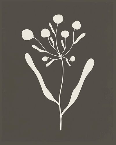 Donker-grijze blaadjes 1