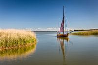 Zeesenboot on the Bodden near Althagen