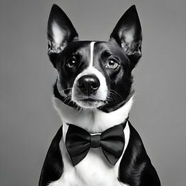 Dog Wedding Suit by FoXo Art