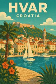 Hvar von Poster Art Shop