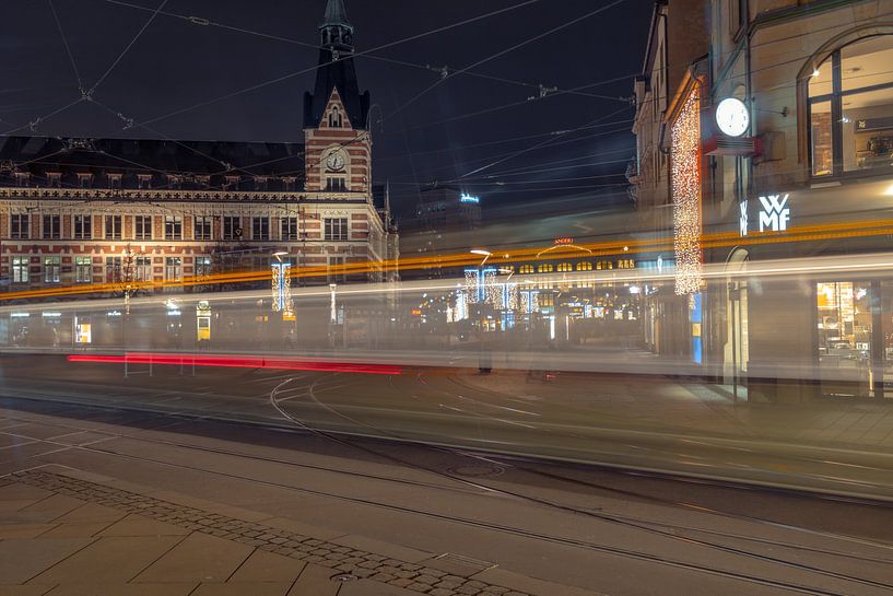Erfurt - Anger - Tram by Mixed media vector arts