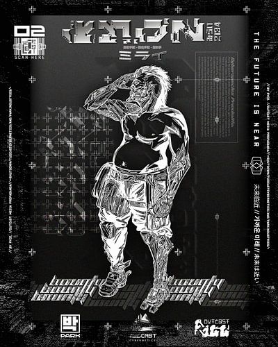 RYO.Z Bounty Poster van AUTOMATA. Z