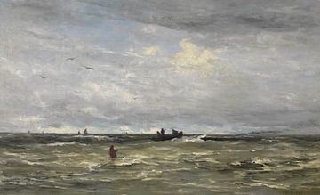 Hendrik Willem Mesdag, Das Einholen des Ankers