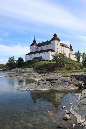 Sommerliche Aussicht, Lacko Slott, Kallandso, Schweden
